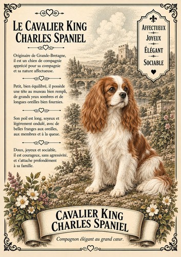 Affiche cavalier king - a4,