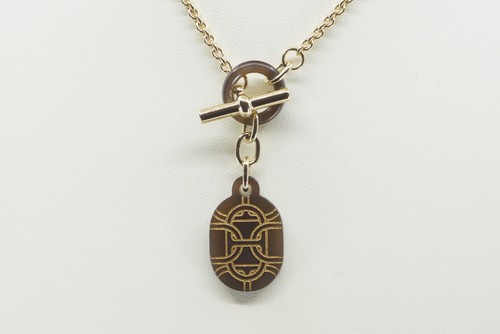 Collier hermès corne - collier,