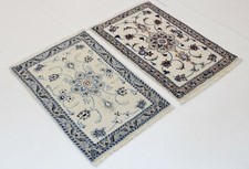 Tapis Persan Original 2ème Nain Neuf Environ 90 Cm X 60 Cm En Excellent État