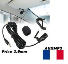 3.5 mm Autoradio Microphone Externe Micro pour Bluetooth Stéréo GPS DVD Radio