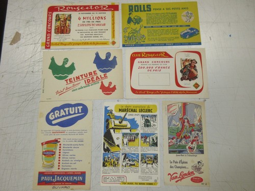 Lot anciens buvards - de,