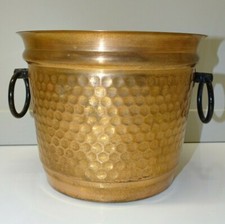 -JOLI CACHE POT CUIVRE décor