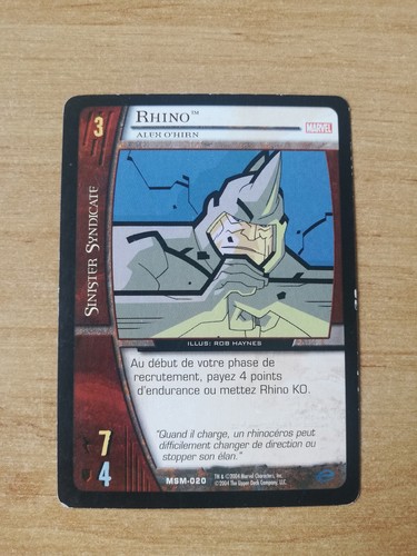 Card marvel system 2004 - card,