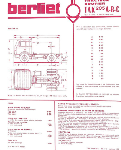 Berliet tak 205 c - -,