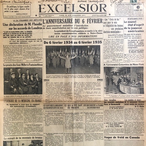 Journal excelsior 1935 - journal, #