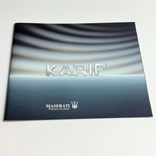 MASERATI KARIF / 16p brochure