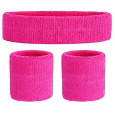 Set bandeau bracelets rose - et,
