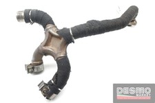 Horizontal exhaust manifold