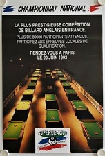 Affiche Billard SUPERLEAGE