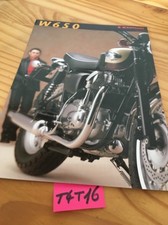 Kawasaki W650 W 650 brochure catalogue moto prospectus prospekt en Allemand