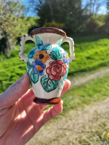 Petit vase forme amphore - en, d'amphore