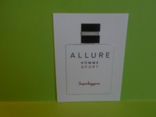 chanel carte publicitaite allure homme sport superleggera new 2024