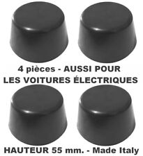 4 X bloc de caoutchouc pour Pont elevateur - AUSSI POUR LES VOITURES ÉLECTRIQUES