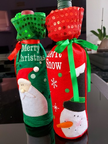 Red green wine bottle - 3,