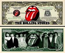 ROLLING STONES BILLET MILLION DOLLAR US ! Collection Mick Jagger Keith Richards