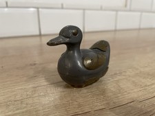 Canard En Étain Avec Dorures Petite Boîte 