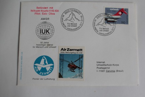 Enveloppe suisse swissair air - enveloppe,