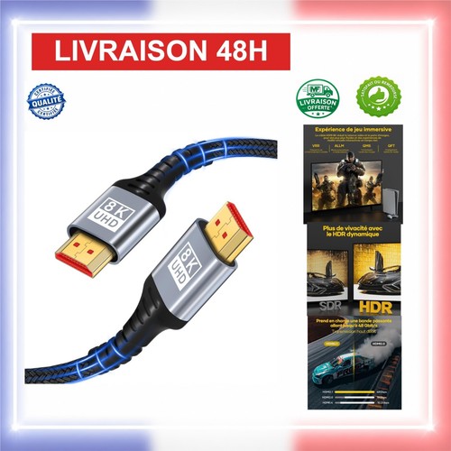 Câble hdmi ultra haute - 2.1,