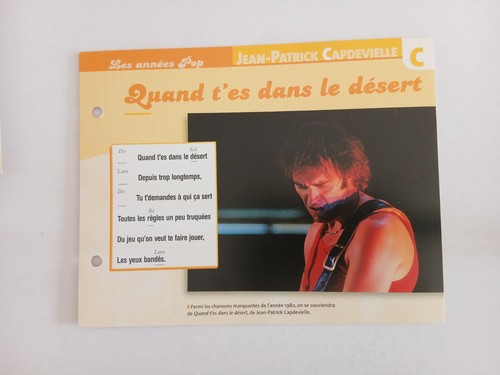 Carte fiche jean - fiche,