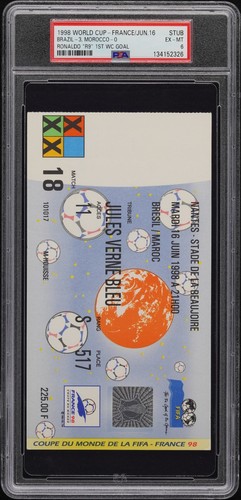 Ticket 1998 ronaldo world - ticket,