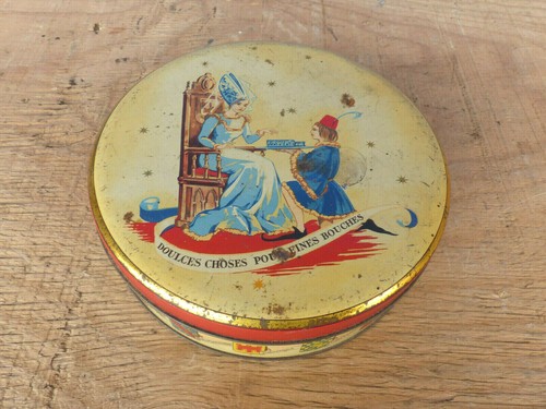 Ancienne boite ronde fer - boite,