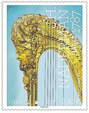 TIMBRE 4860 NEUF XX LUXE - HARPE DE J. H. NADERMAN - INSTRUMENT DE MUSIQUE