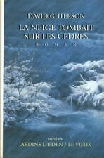 Livre la neige tombait sur les cèdres Roman éditions France-Loisirs 1996 book 