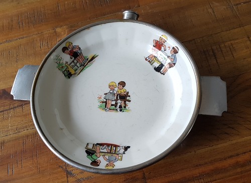 Ancienne assiette chauffante