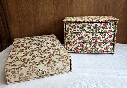Lot coffret boîte - boîte, tiroir