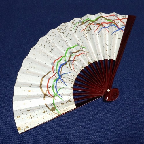 éventail papier laqué - en,