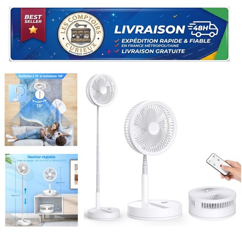 Ventilateur sur pied pliable