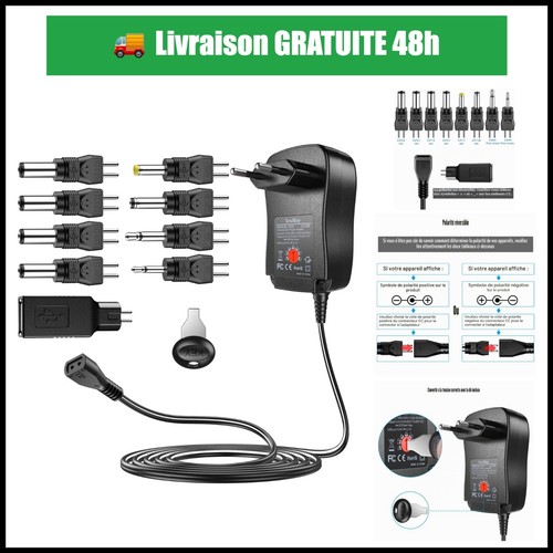 Bloc alimentation universel