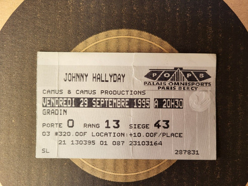 Johnny hallyday billet de - johnny,