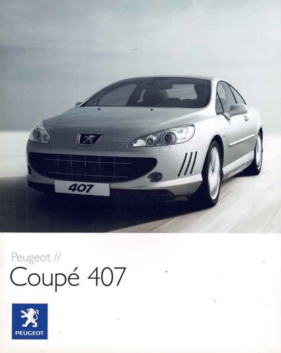 Catalogue brochure peugeot 407 - catalogue,