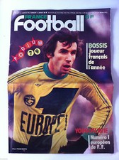 France Football du 1/1/1980; Bossis joueur de l'année/ Yougoslavie n°1/ Podium