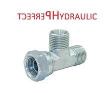 Raccord hydraulique en T ABB T BSP UNF ORFS et métrique