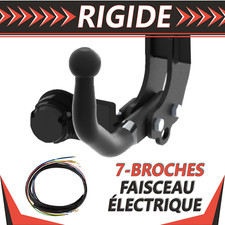 Attelage rigide pour Renault Twingo 2 II 3P 07-11+faisceau 7 broches