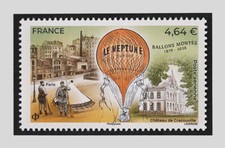 FRANCE 2020 - PA 84 BALLONS MONTÉS (IMPRESSION VERSO) - MNH