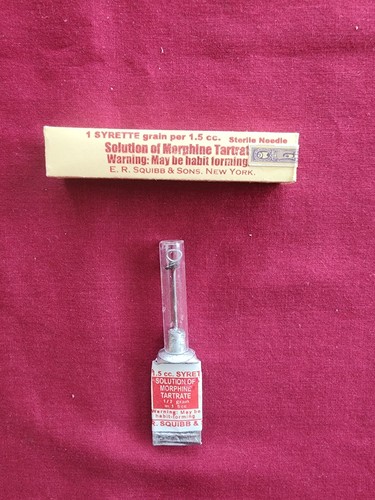 Ww2 repro syrette usmc - syrette, navy
