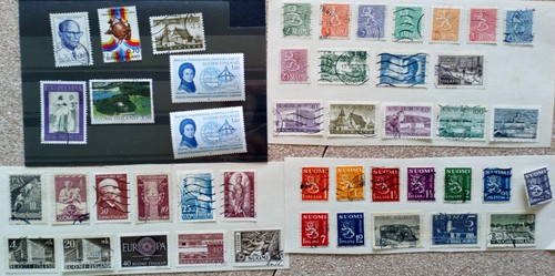 Lot vrac timbres finlande - de,