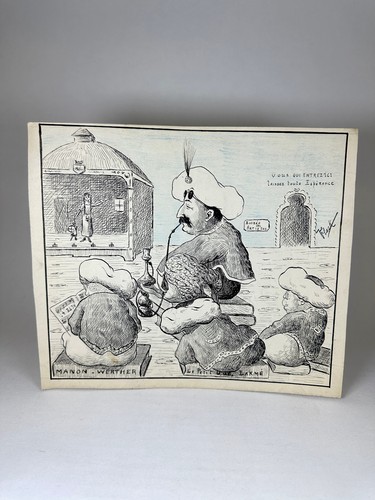 Dessin humoristique ancien