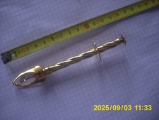 Pince à sucre crabe torsadée dorée