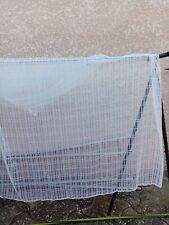 VOILAGE grande dimension BAIE VITREE BLANC MOTIF LARGEUR 4.20M HAUTEUR 2.65M