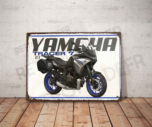Plaque métal vintage yamaha - plaque,