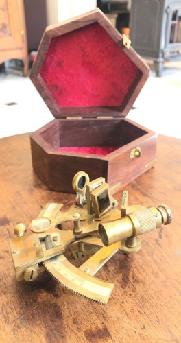 Sextant marine laiton - en,