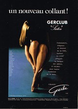 PUBLICITE ADVERTISING 045  1982  GERBE   bas & collants
