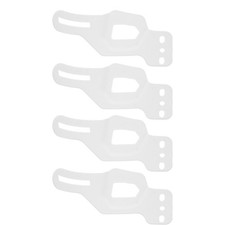  Lot de 4 protections auditives amovibles pour casques de moto, coussinets