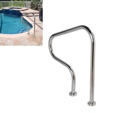 Swimming Pool Handrail Stainless Steel Pool Stair Rail Thickened Arc Shaped