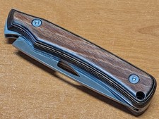 Couteau Wildsteer Troll, pakkawood marron, neuf, étui