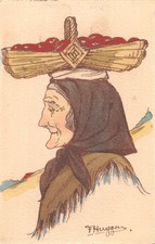 64-COSTUME BASQUE-VIEILLE FEMME-N 6014-F/0119